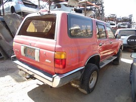 1995 TOYOTA 4RUNNER RED 3.0 MT 4WD Z19739